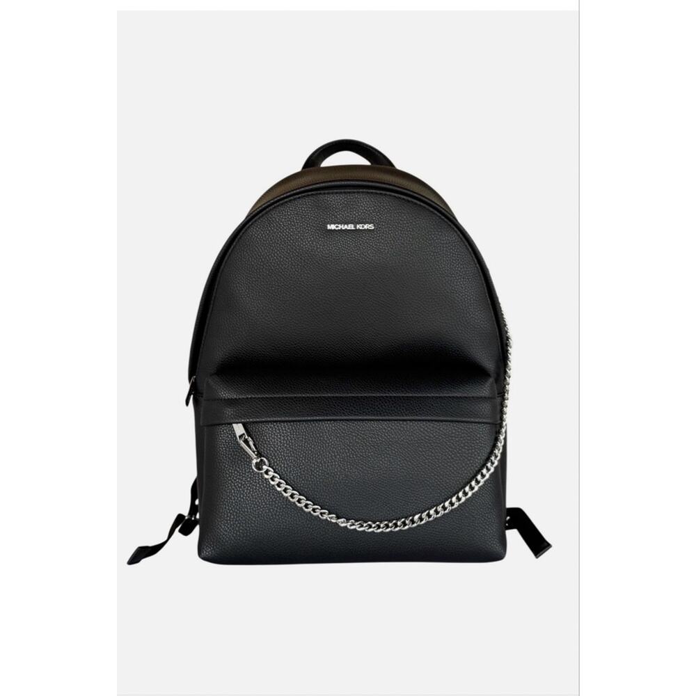 Michael Kors Slater Large Chain Leather Backpack
